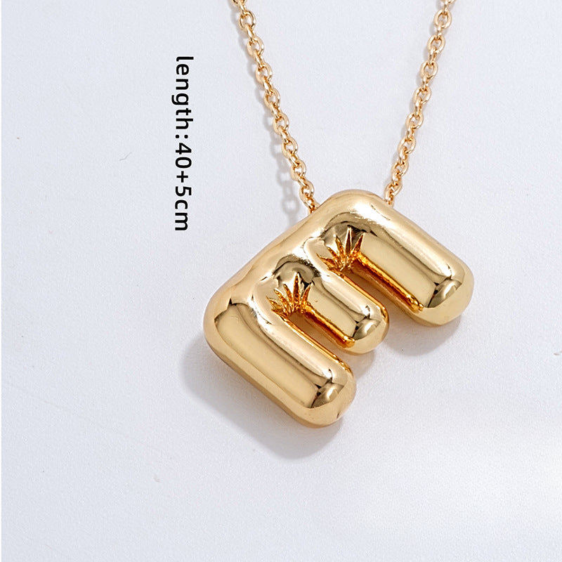 Wholesale Stainless Steel English Letter Necklaces